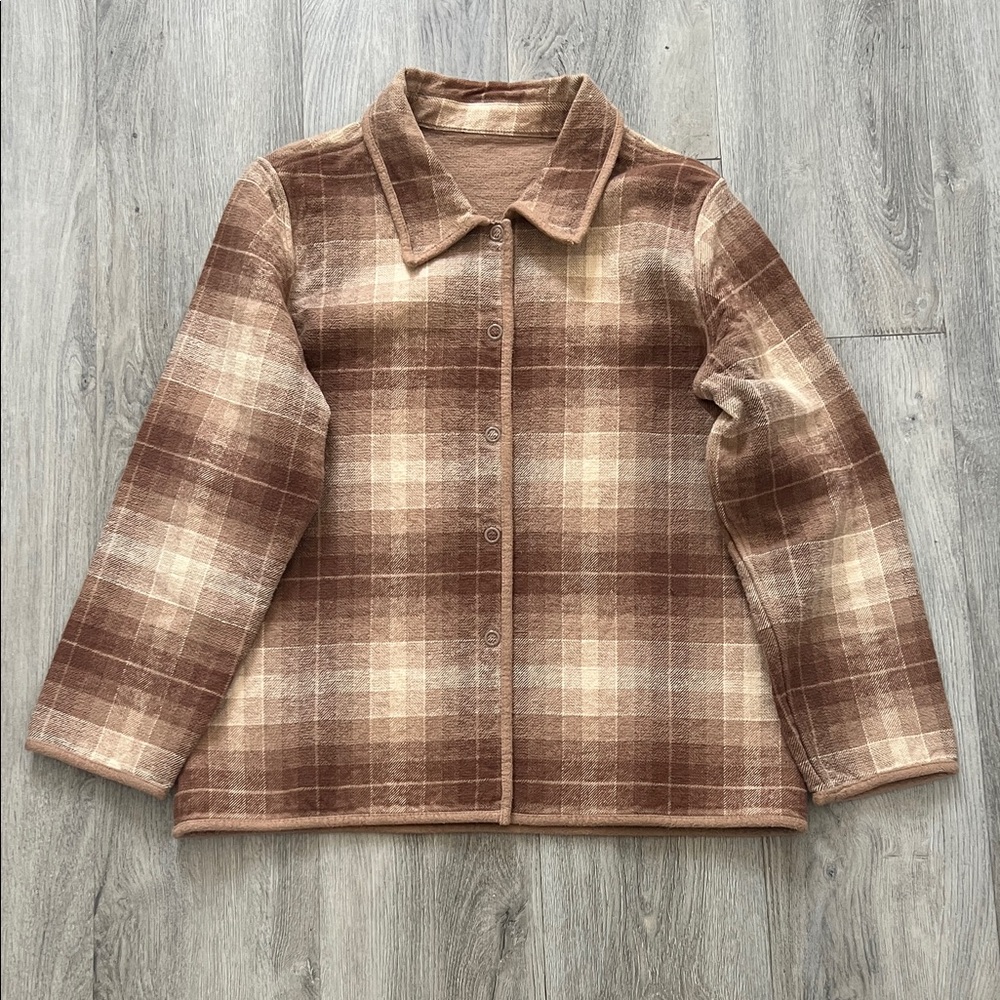 Vintage Plaid Flannel Barn Jacket